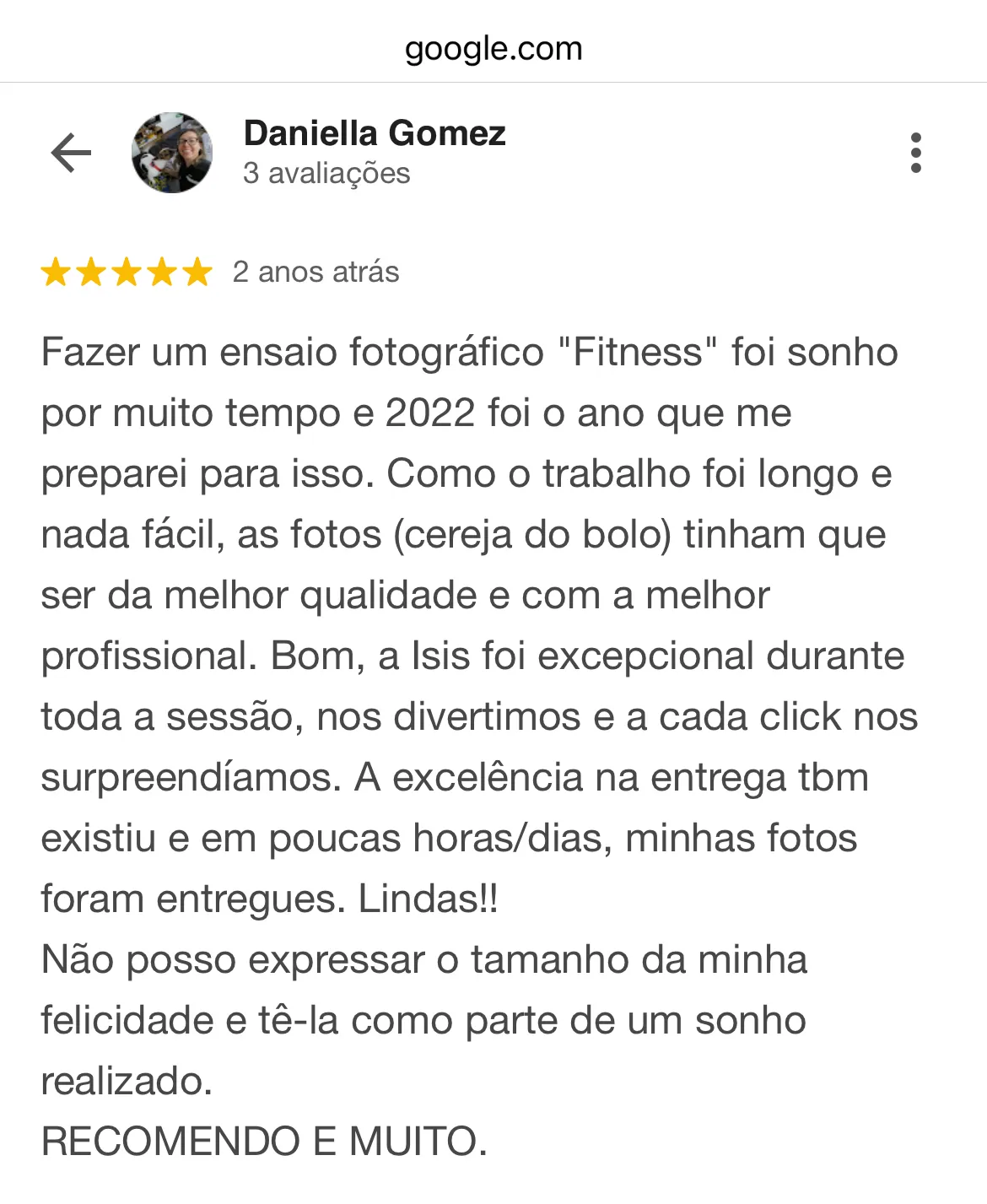 Daniella Ensaio